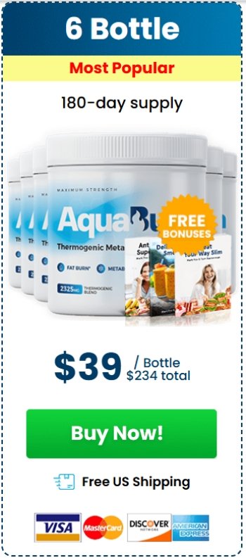 AquarBurn Buy 6 Bottles